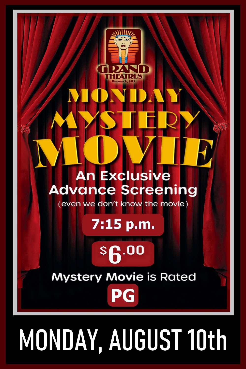 Monday Mystery Movie! 8/10 - Rated PG