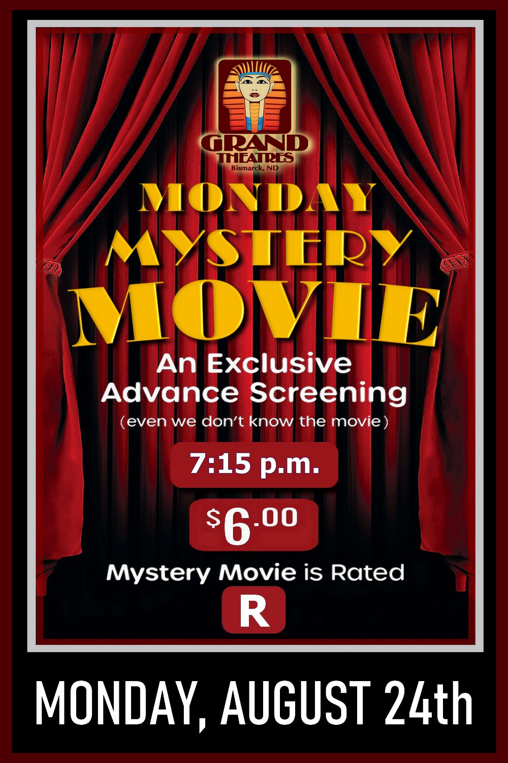 Monday Mystery Movie! 8/24 - RATED R