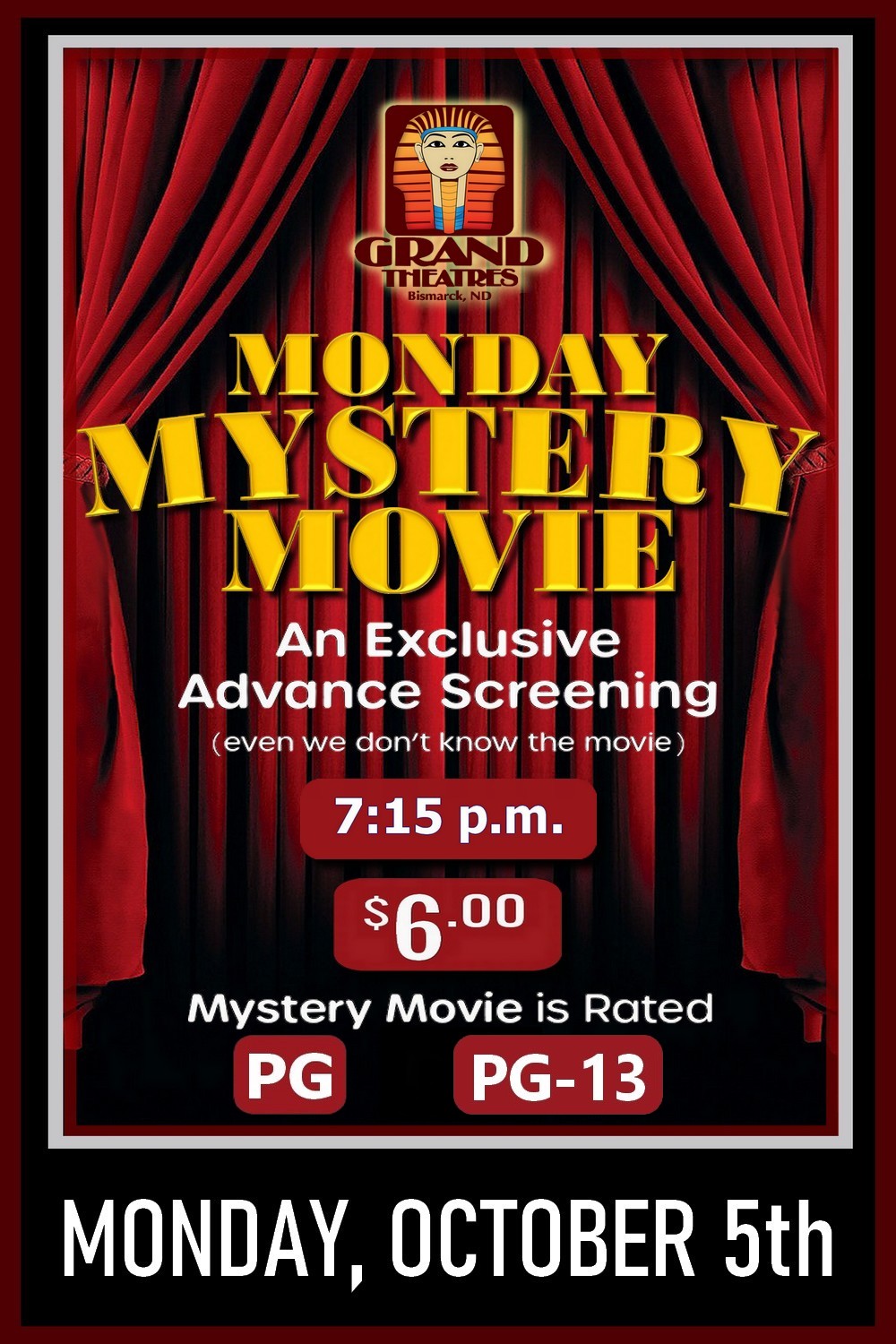 Monday Mystery Movie! 10/5